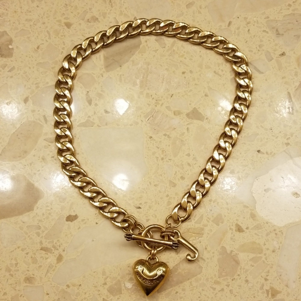 Juicy Couture Banner Heart Choker